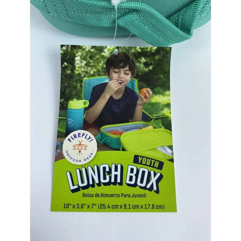 NEW Firefly! Outdoor Gear Youth Lunch Box‎ Insulated BPA Free Durable Blue Green
